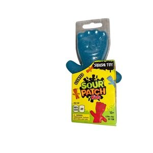 Sour Patch Kids Blue Raspberry Scented Squishi Toy Incredible Novelties TOY33086